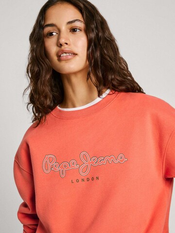 Sweat-shirt Pepe Jeans en rouge
