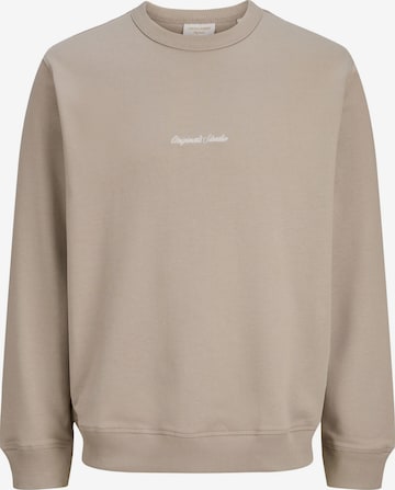 JACK & JONES Sweatshirt 'JORNorrebro' in Beige: voorkant