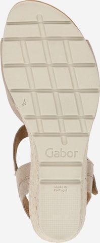 Sandalo con cinturino '4204244' di GABOR in beige