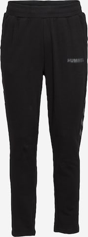 Hummel Tapered Workout Pants 'Legacy' in Black: front