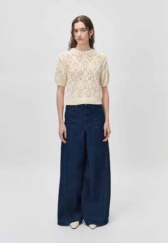IVY OAK - Pullover 'FELIZ' em branco