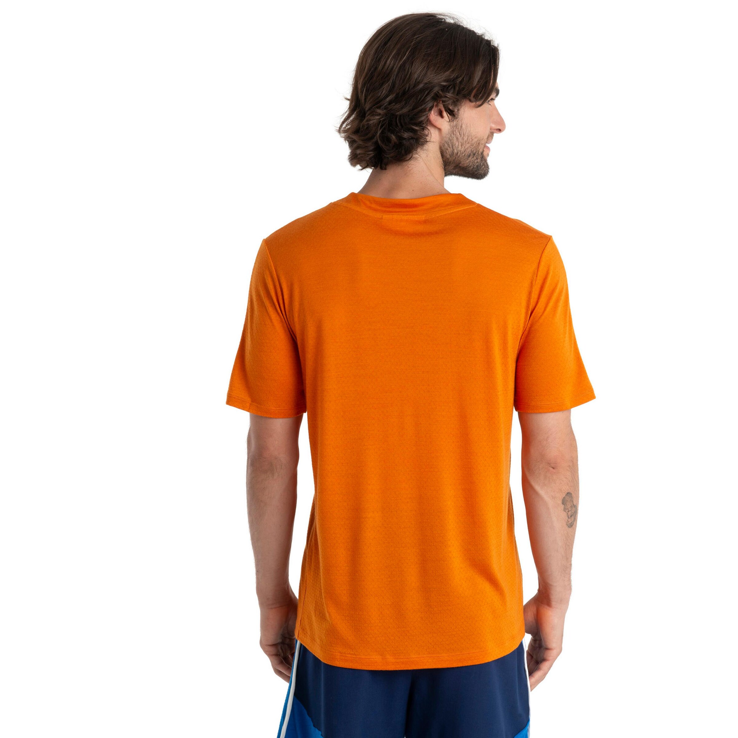 ICEBREAKER Performance Shirt 'ZoneKnit' in Orange