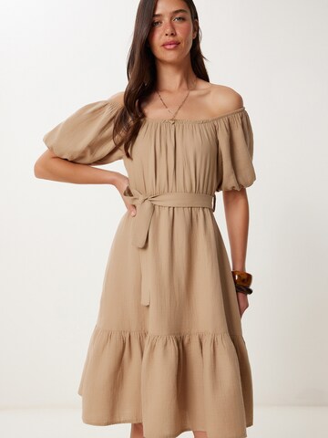 Happiness İstanbul Zomerjurk in Beige