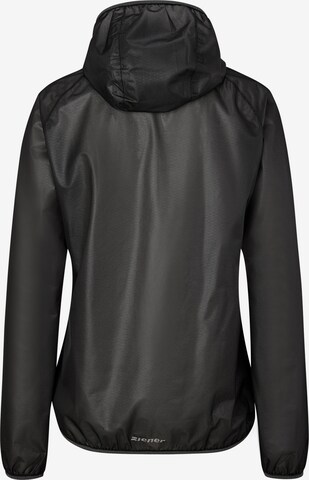 ZIENER Athletic Jacket 'NATINA' in Black