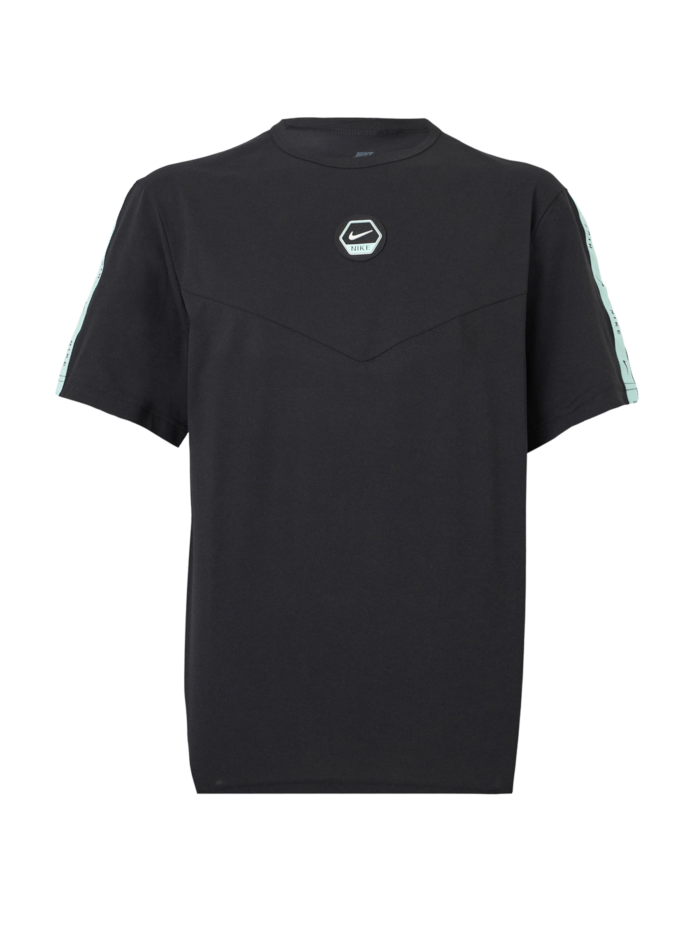 Nike Sportswear Тениска в черно: отпред