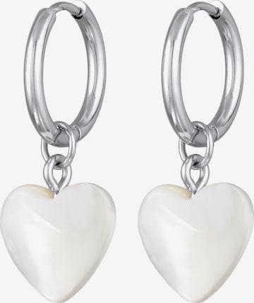 Boucles d'oreilles 'Herz' ELLI en argent : devant