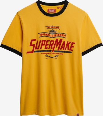 T-Shirt Superdry & Co en jaune : devant