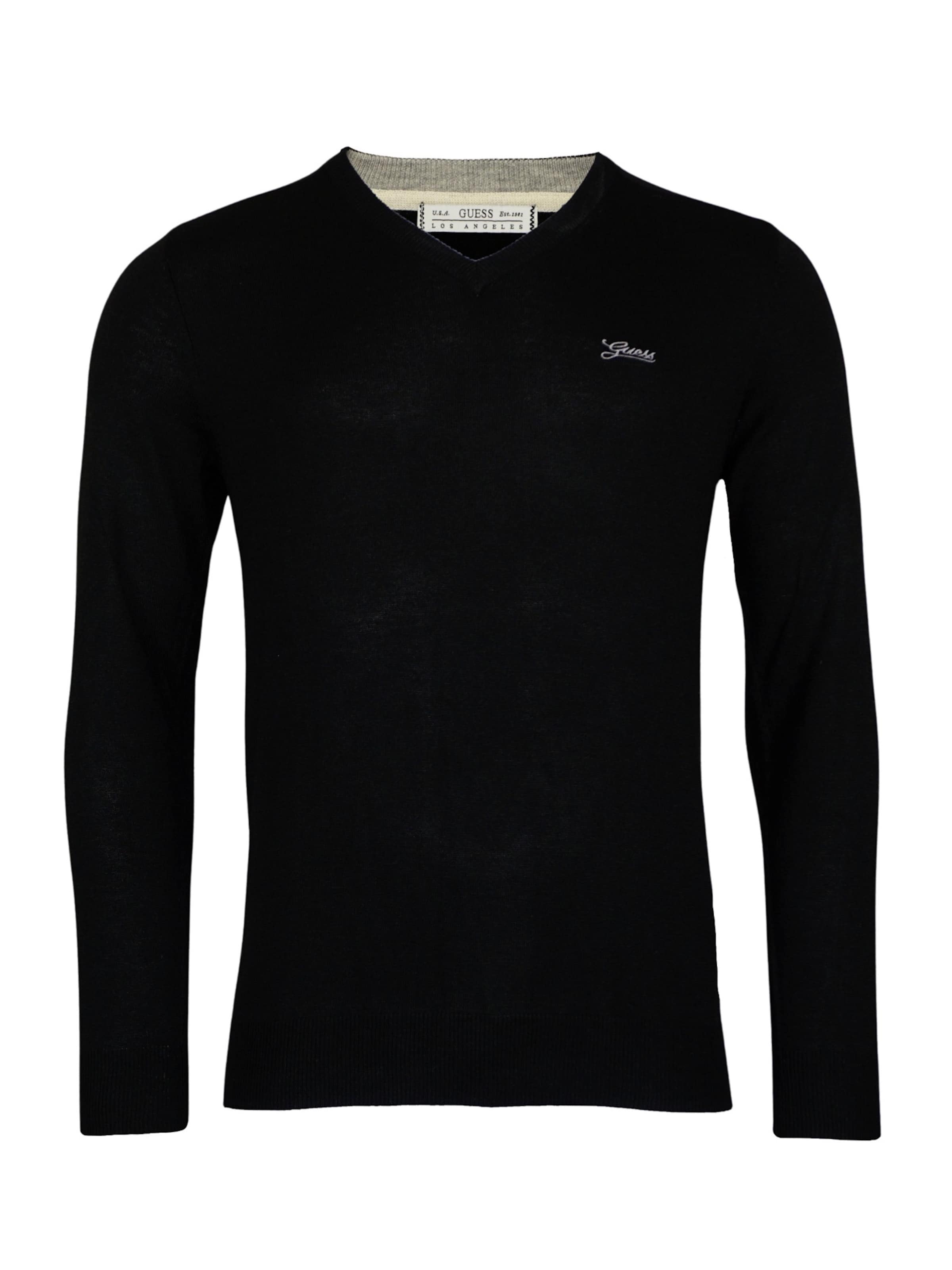 GUESS Pulover 'Vance' | črna barva: sprednja stran