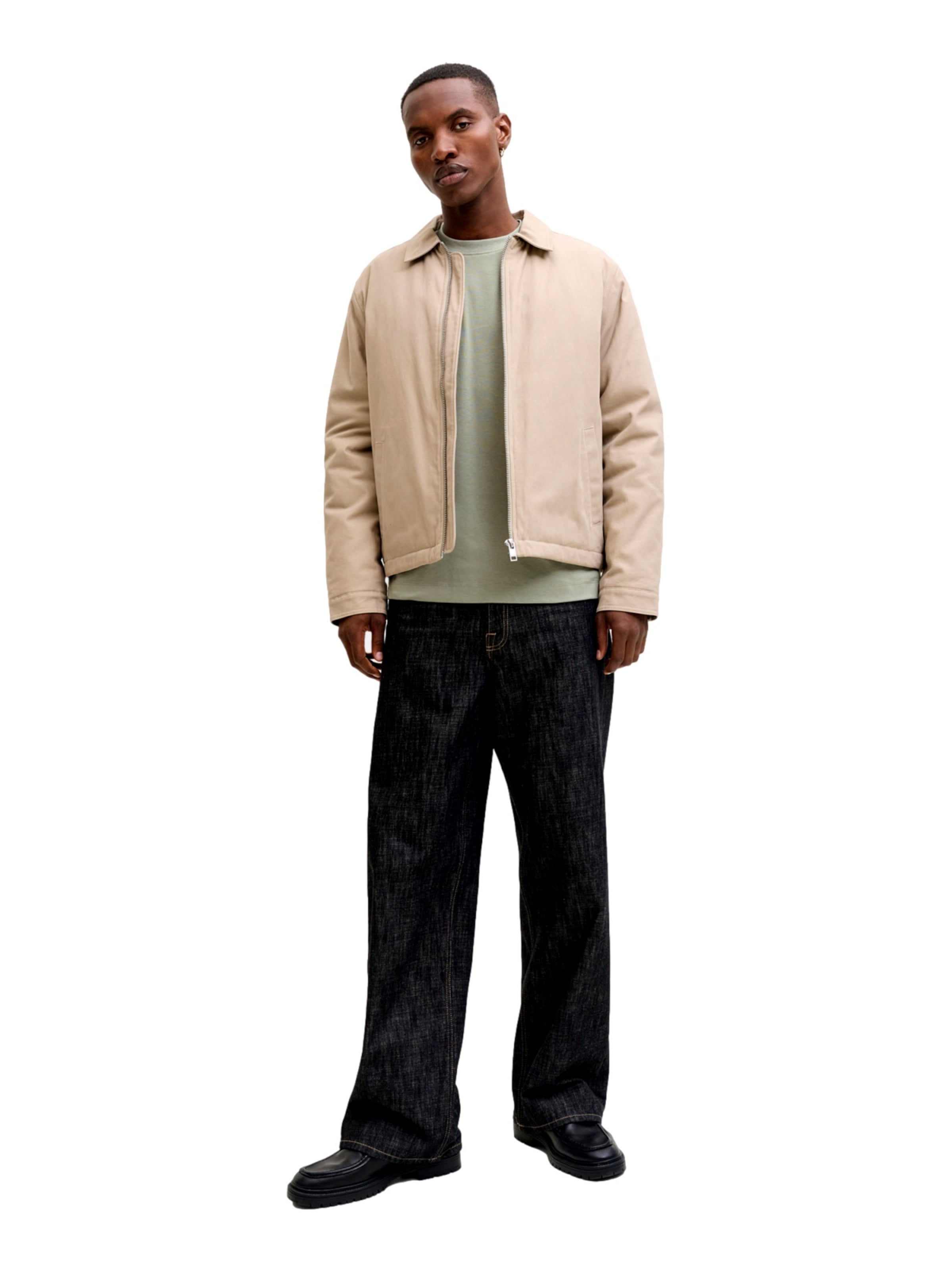 JACK & JONES Футболка 'JJEUrban Edge' в Серый