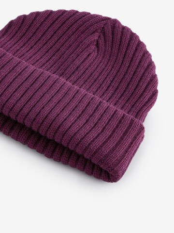 Next Beanie in Purple