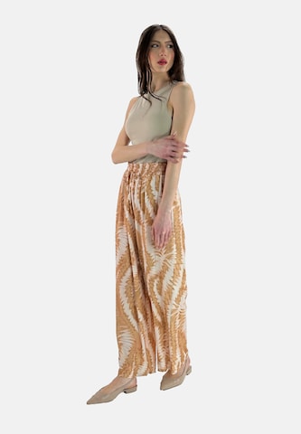 Elara Wide Leg Bukser i beige