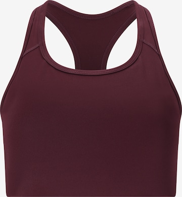 Athlecia Bustier Sport-BH 'Myolie' in Rot: Vorderseite