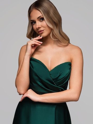 Ombre Abendkleid in Grün: Vorderseite