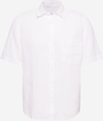 Marc O'Polo Regular fit Button Up Shirt in White: front