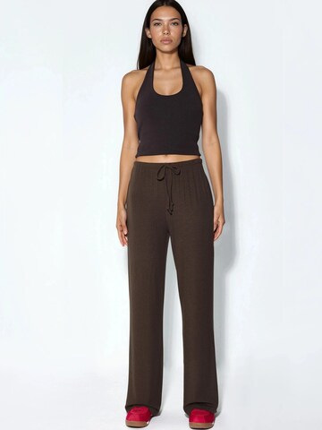 Busem Wide Leg Hose in Braun