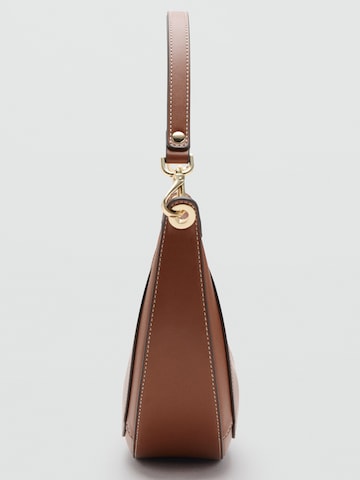MANGO Schultertasche 'COMO' in Braun