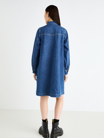 MSCH COPENHAGEN - Vestido camisero 'Rylan Elena' en azul