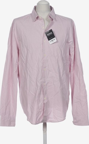 Abercrombie & Fitch Button Up Shirt in XL in Pink: front