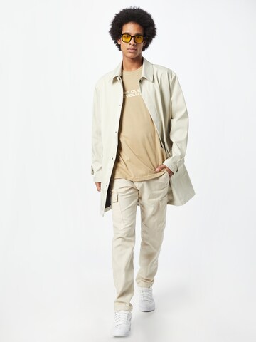 INDICODE JEANS Regular Cargo Pants 'Leonardo' in Beige