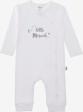 LILIPUT Romper/Bodysuit 'LITTLE MIRACLE' in White: front
