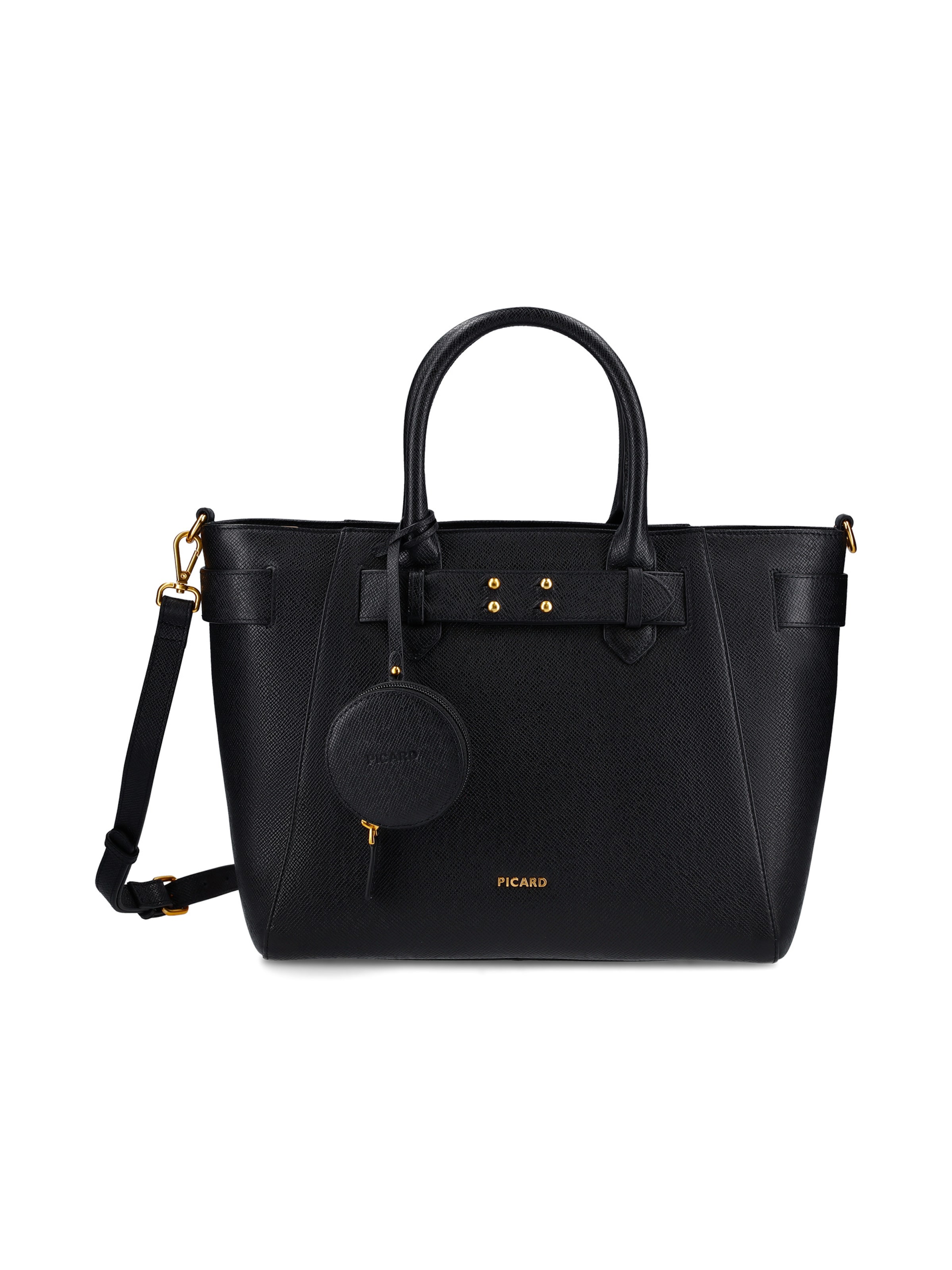 Picard Handtasche 'Chic Way' in Schwarz: Vorderseite