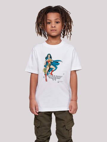 T-Shirt 'DC Comics Wonder Woman' F4NT4STIC en blanc : devant