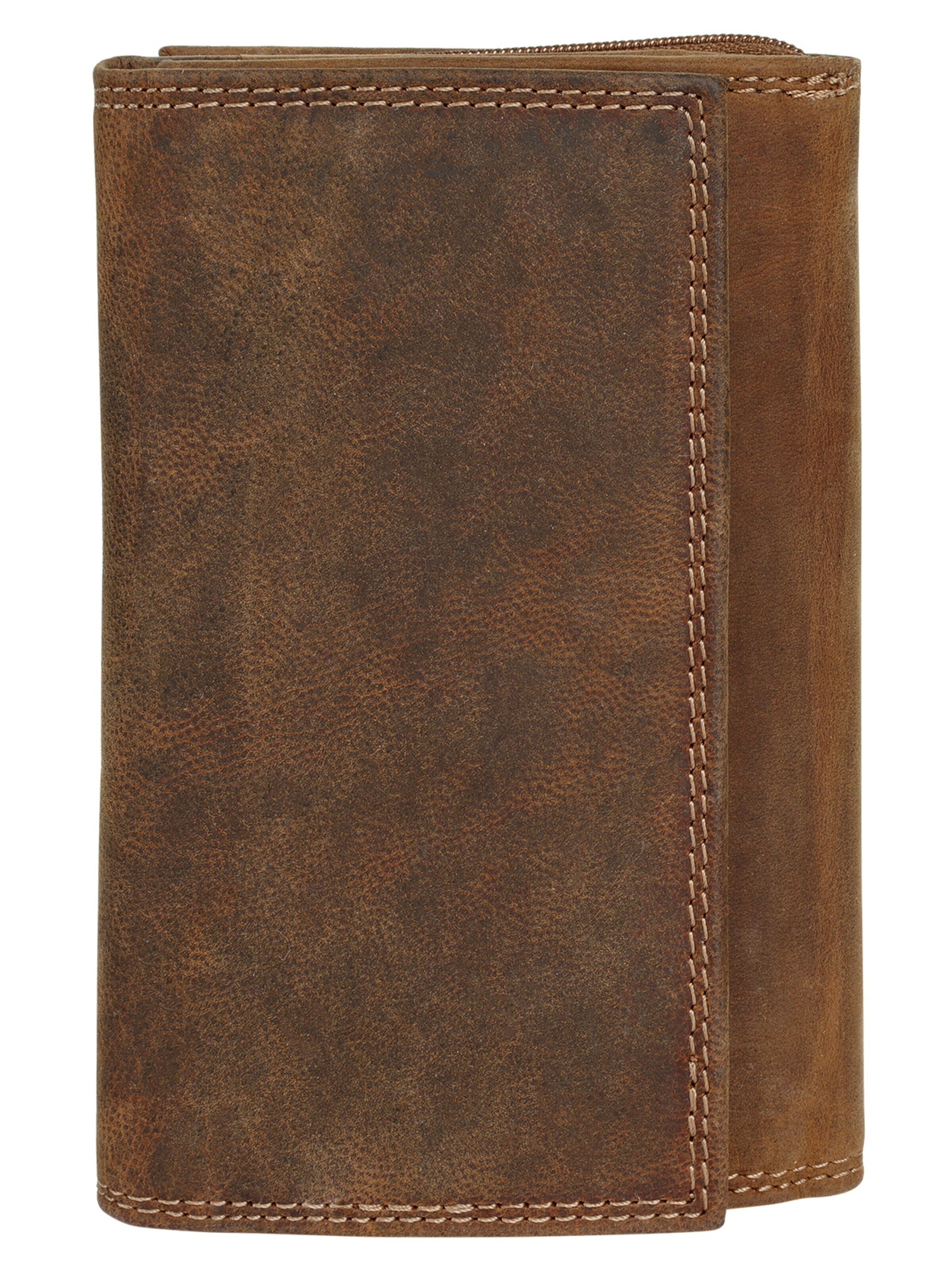 Bagan Wallet in Brown: front