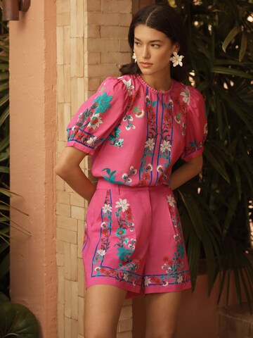 love & roses Bluse in Pink
