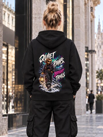 LUNØIR StudioSweater majica 'BOSS Femme Winter Night Trail' - crna boja