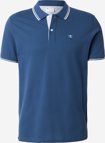 T-Shirt Champion Authentic Athletic Apparel en bleu : devant