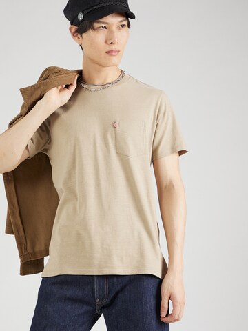 T-Shirt LEVI'S ® en beige : devant