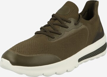 Sneaker bassa 'Spherica' di GEOX in verde: frontale