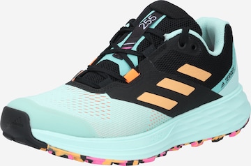 ADIDAS TERREX Athletic Shoes 'Two Flow' in Green: front