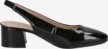 CAPRICE Slingpumps in Schwarz