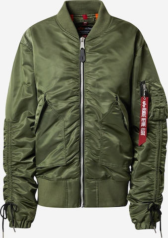 Giacca di mezza stagione di ALPHA INDUSTRIES in verde: frontale