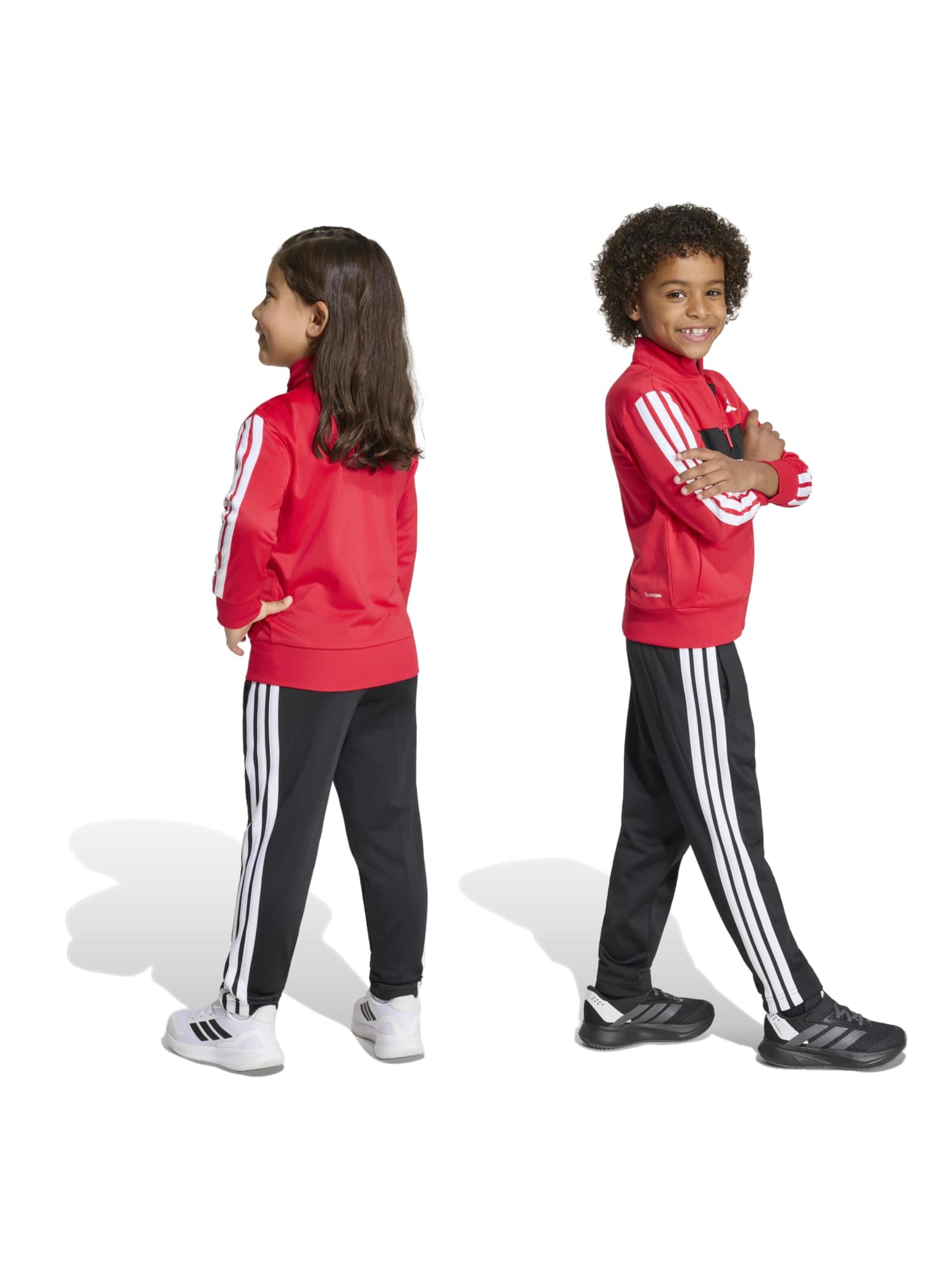 ADIDAS SPORTSWEAR Strój treningowy 'Seasonal Essentials Tiberio' w kolorze czerwony
