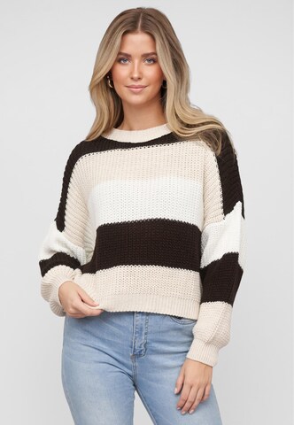 Cloud5ive Trui in Beige: voorkant