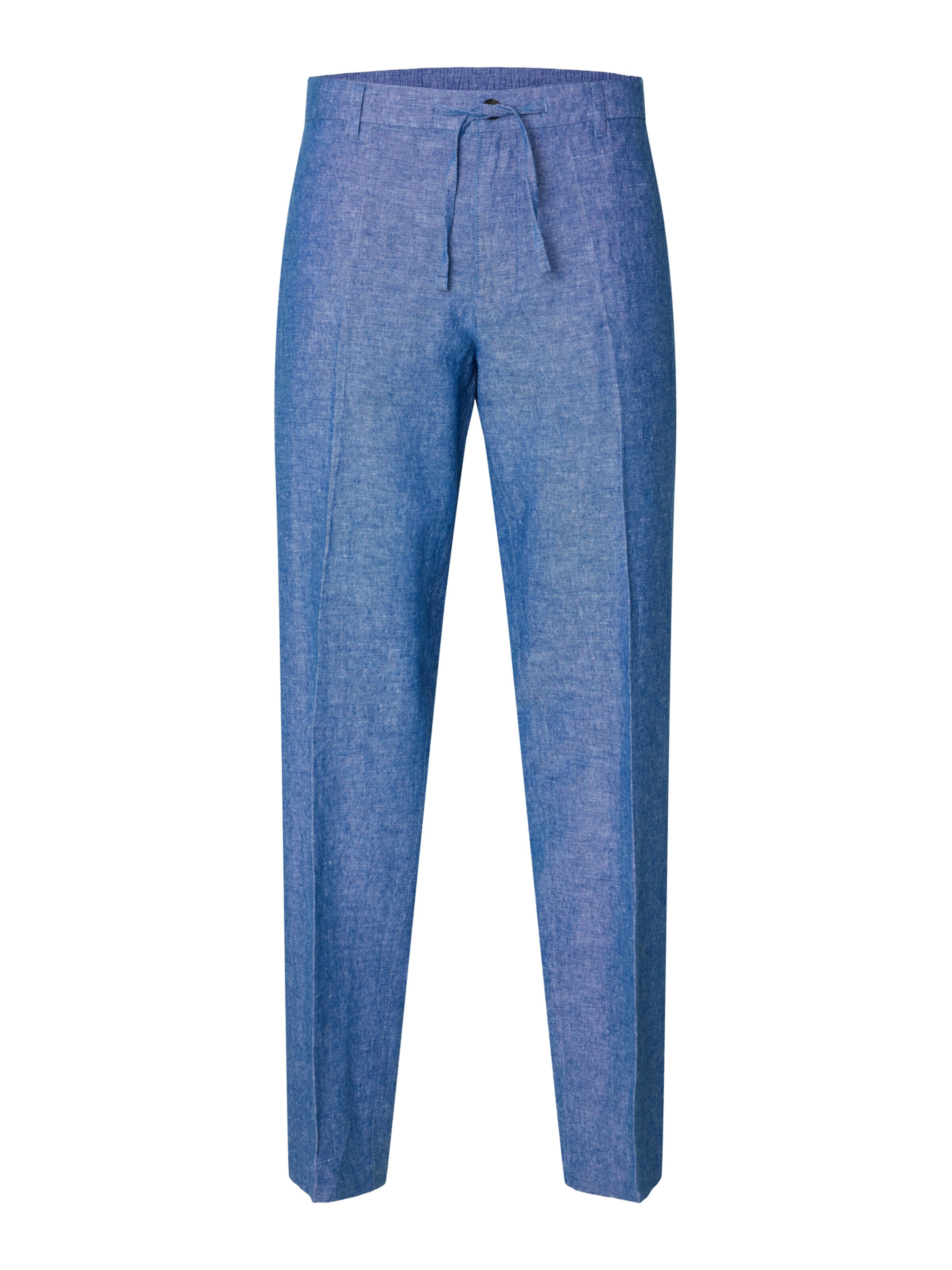 SELECTED Regular Pantalon 'SLH196-OLE SUN' in Blauw: voorkant
