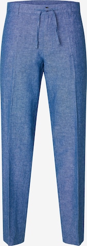 SELECTED Regular Pantalon 'SLH196-OLE SUN' in Blauw: voorkant