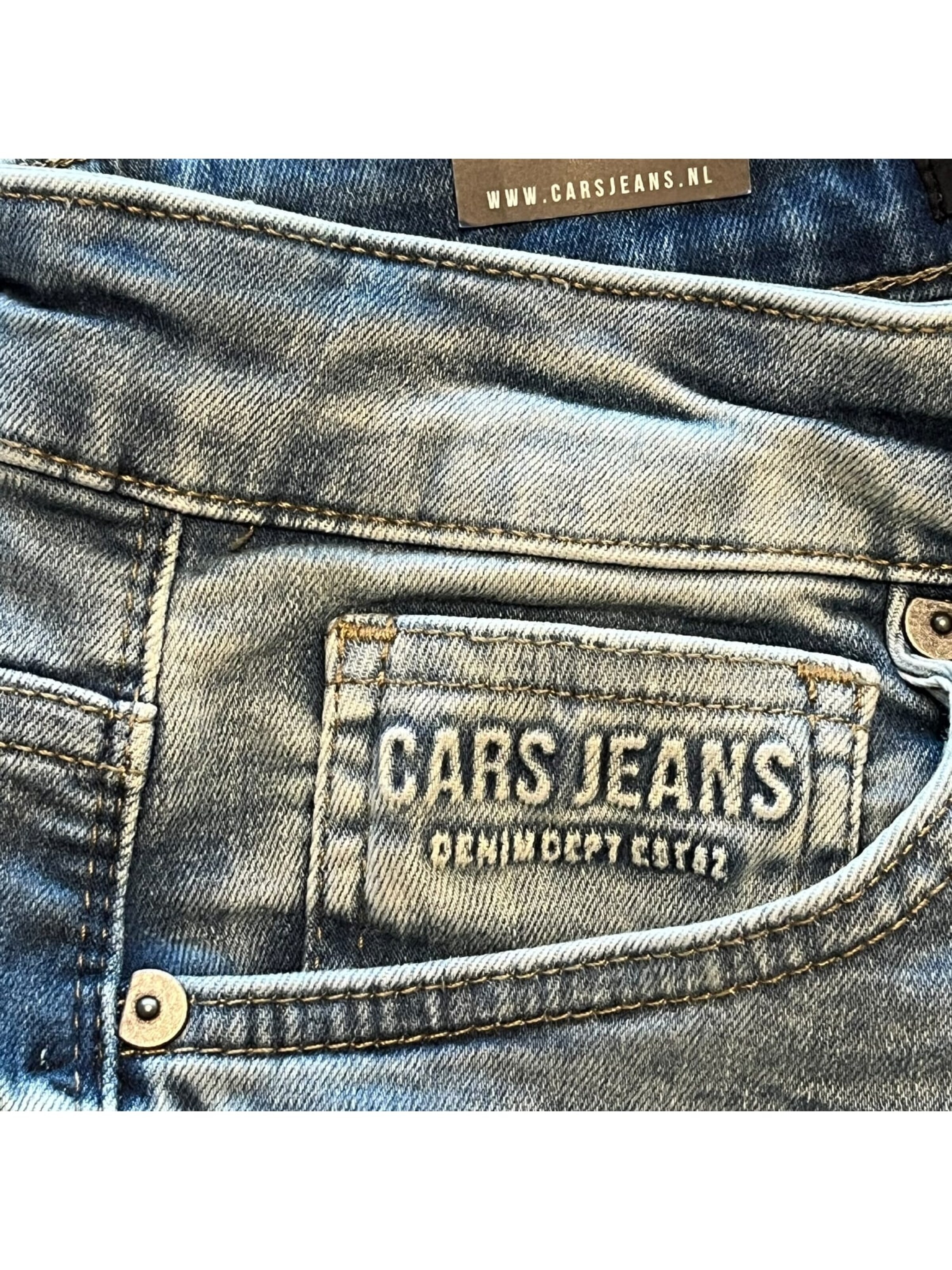 CARS Baggy Jeans 'bates' in Blauw: voorkant
