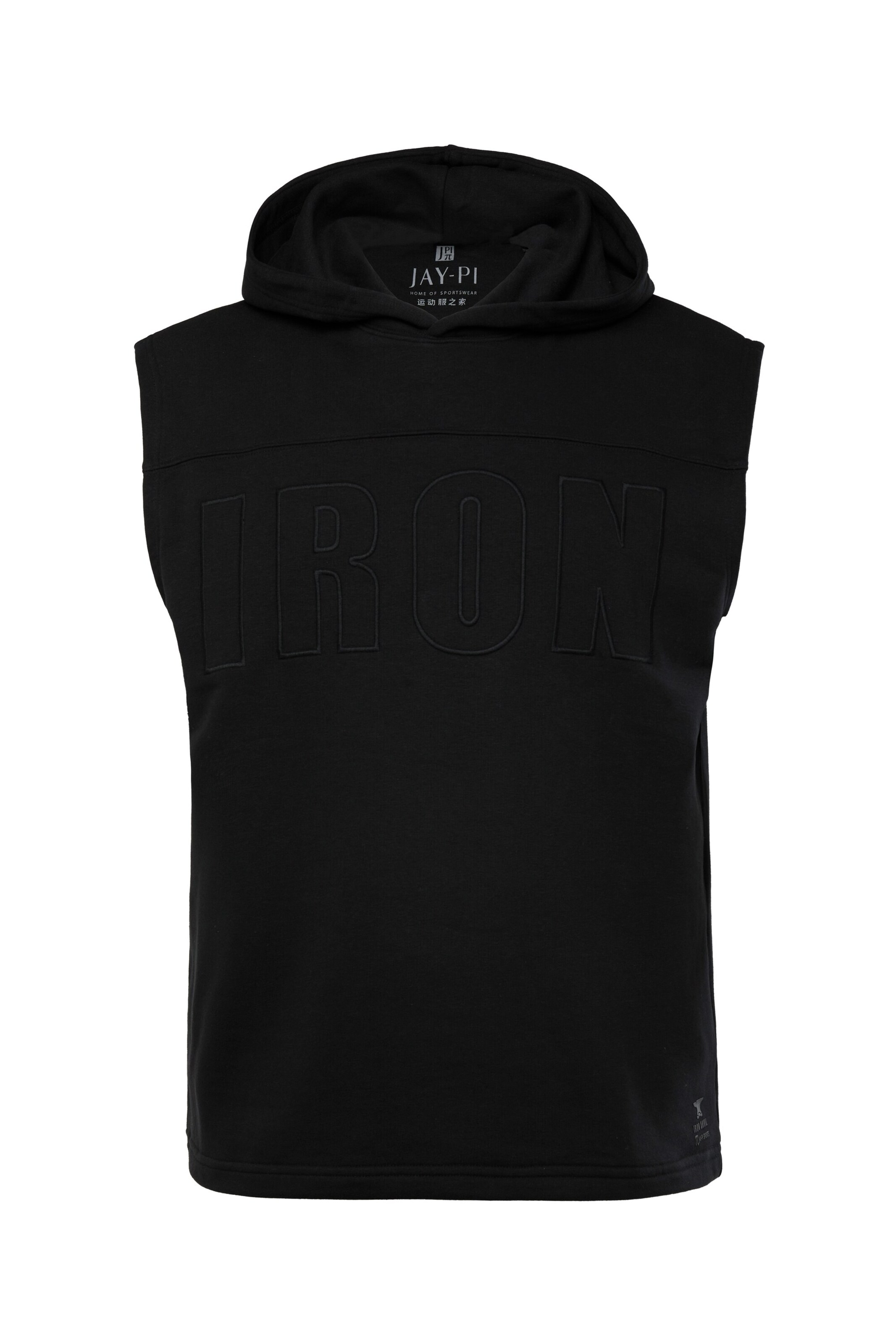 JAY-PI Sweatshirt in Zwart: voorkant