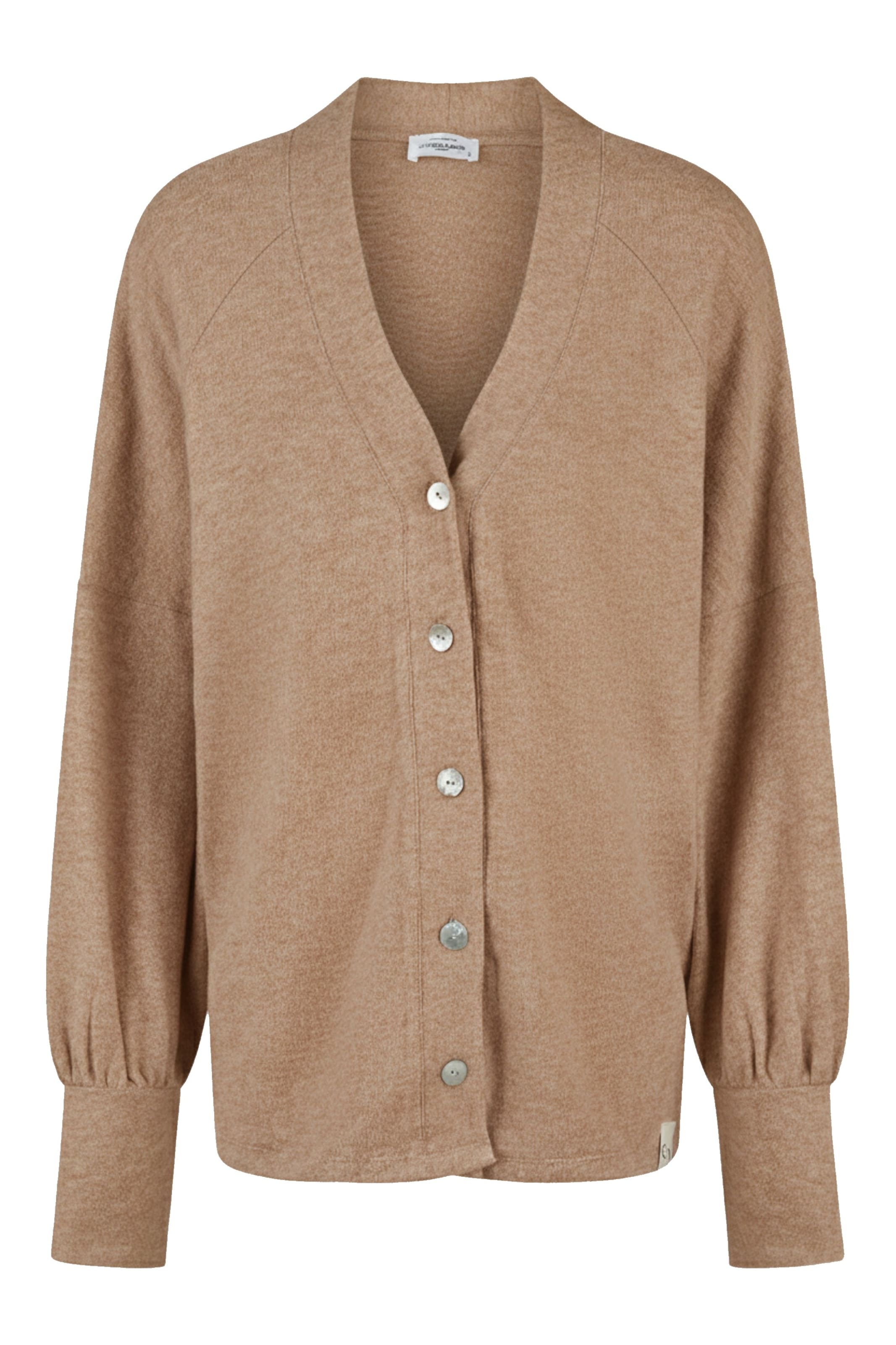 Cotton Candy Cardigan in beige, Produktansicht
