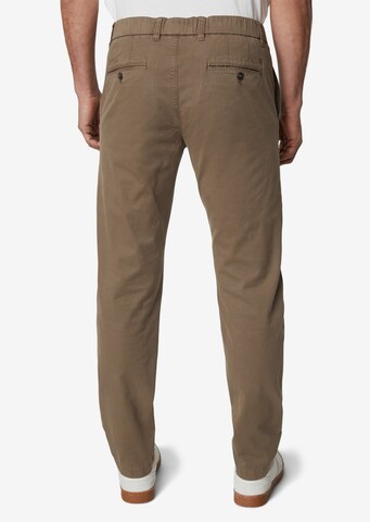 Marc O'Polo Tapered Chino Pants 'Osby' in Brown