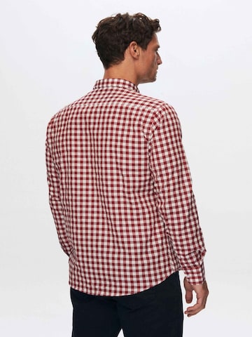D’S Damat Regular fit Overhemd in Rood
