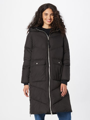 TOMMY HILFIGER Winter Coat in Black: front