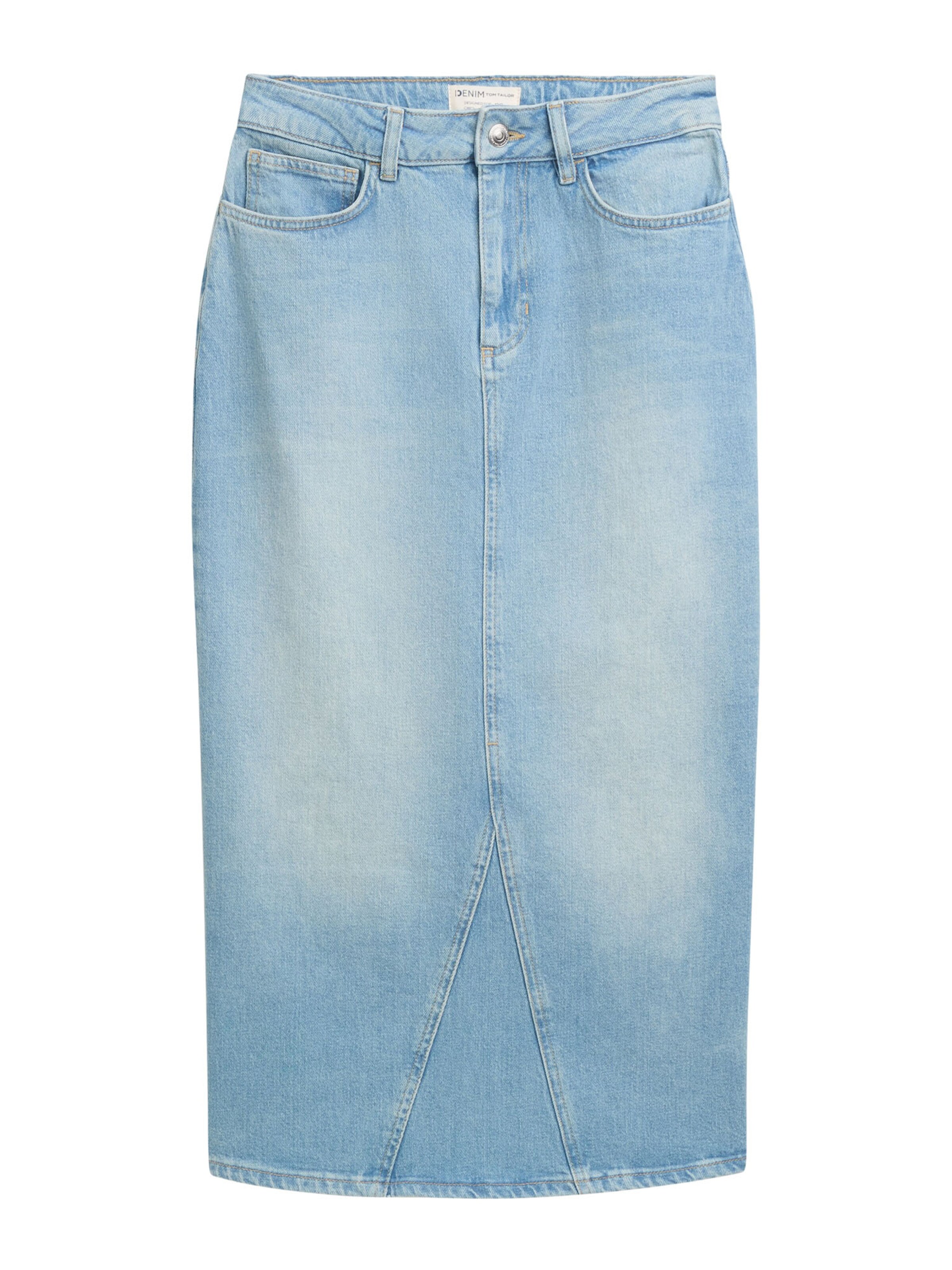 TOM TAILOR DENIM Φούστα σε μπλε: μπροστά