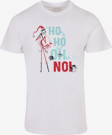 ABSOLUTE CULT T-Shirt 'The Nightmare Before Christmas - Ho Ho Ho' in Weiß: predná strana