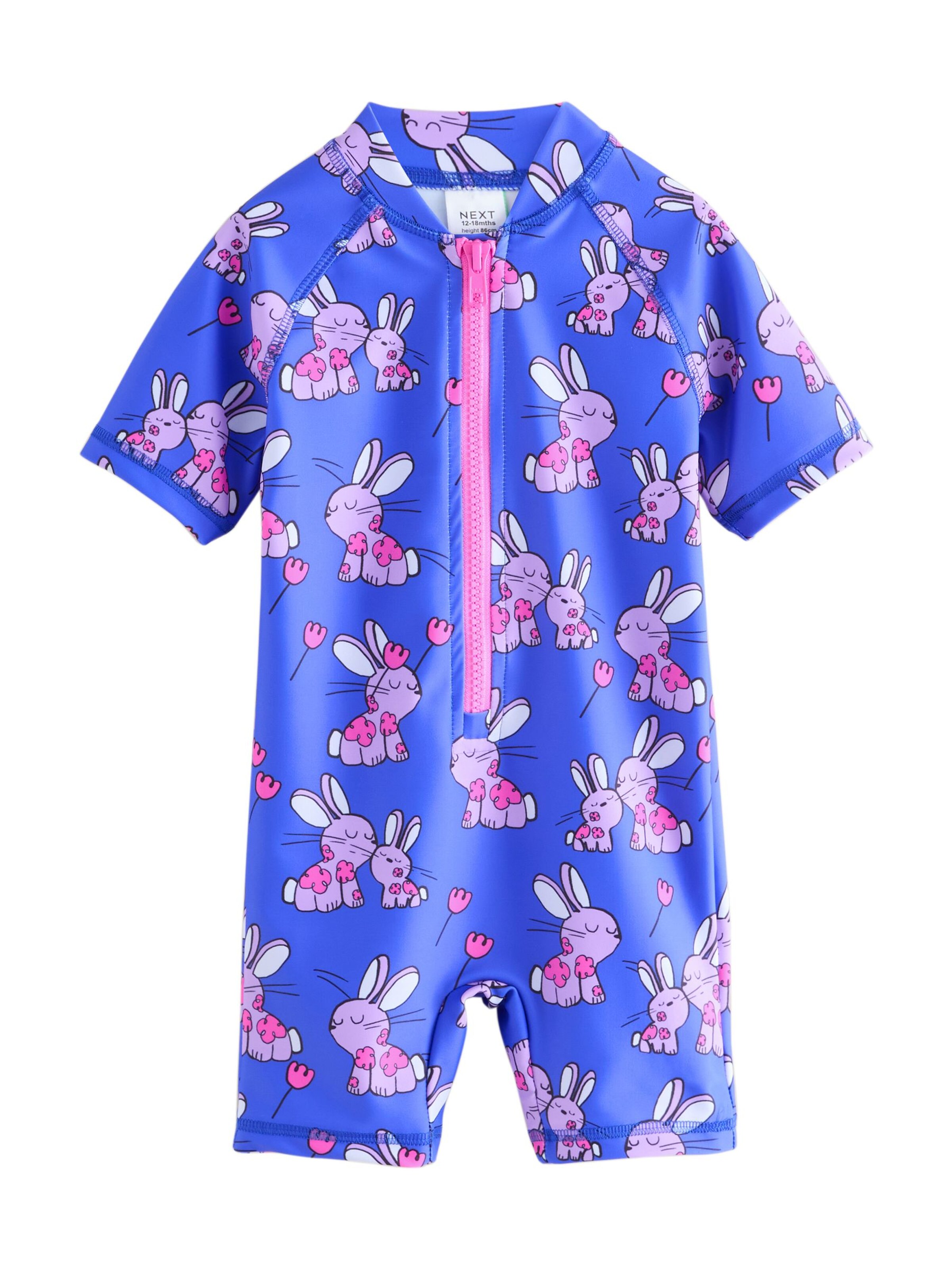 Next Swimsuit in Blue: front