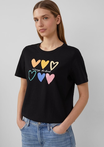 T-shirt s.Oliver en noir : devant