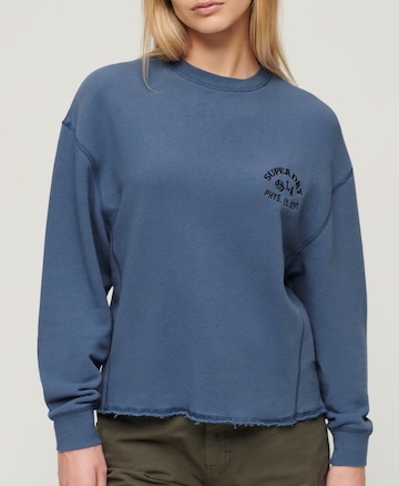 Superdry Sweatshirt 'Essentials' in Blauw